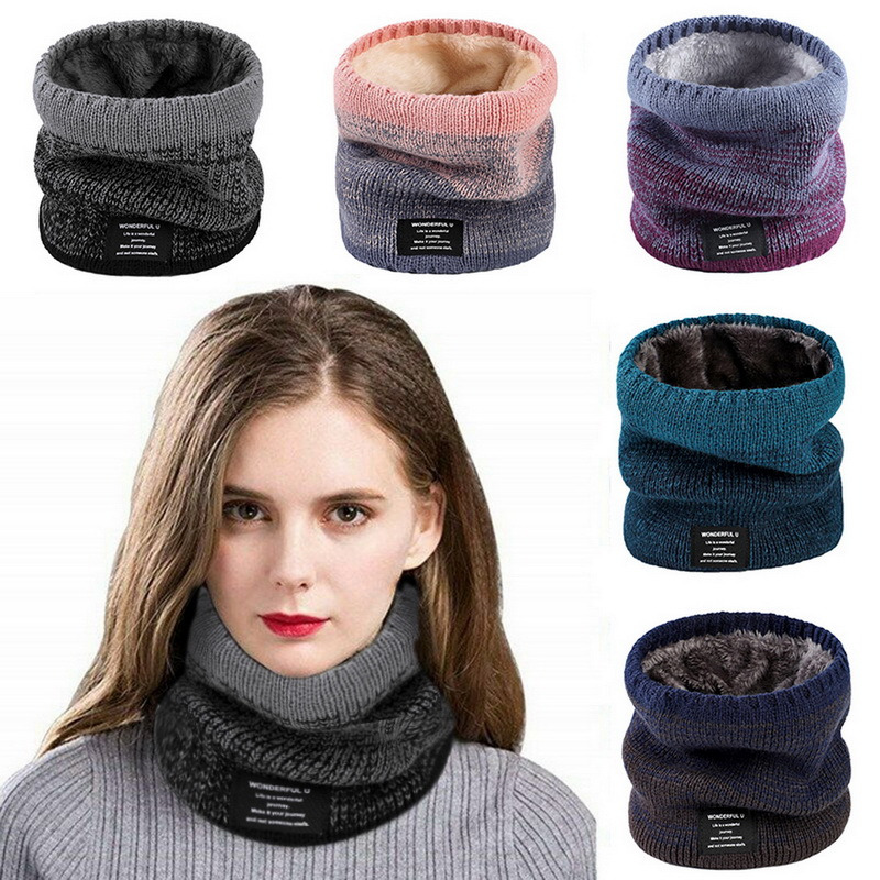 Winter Women Men's Knitted Gra - Men Scarf Wool recension och pris
