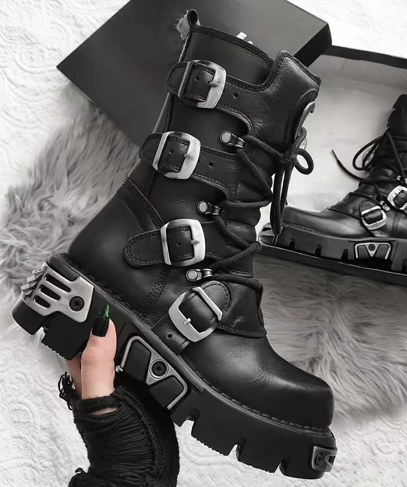 men luxury fashion punk gothic - Fashion Men'S Boots recension och pris