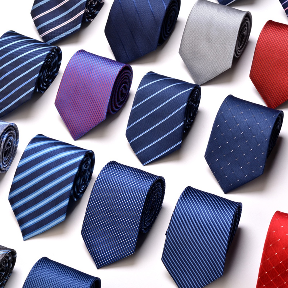 Classic Stripe Necktie Men Bus - Mens Fashion Dress Shirts recension och pris