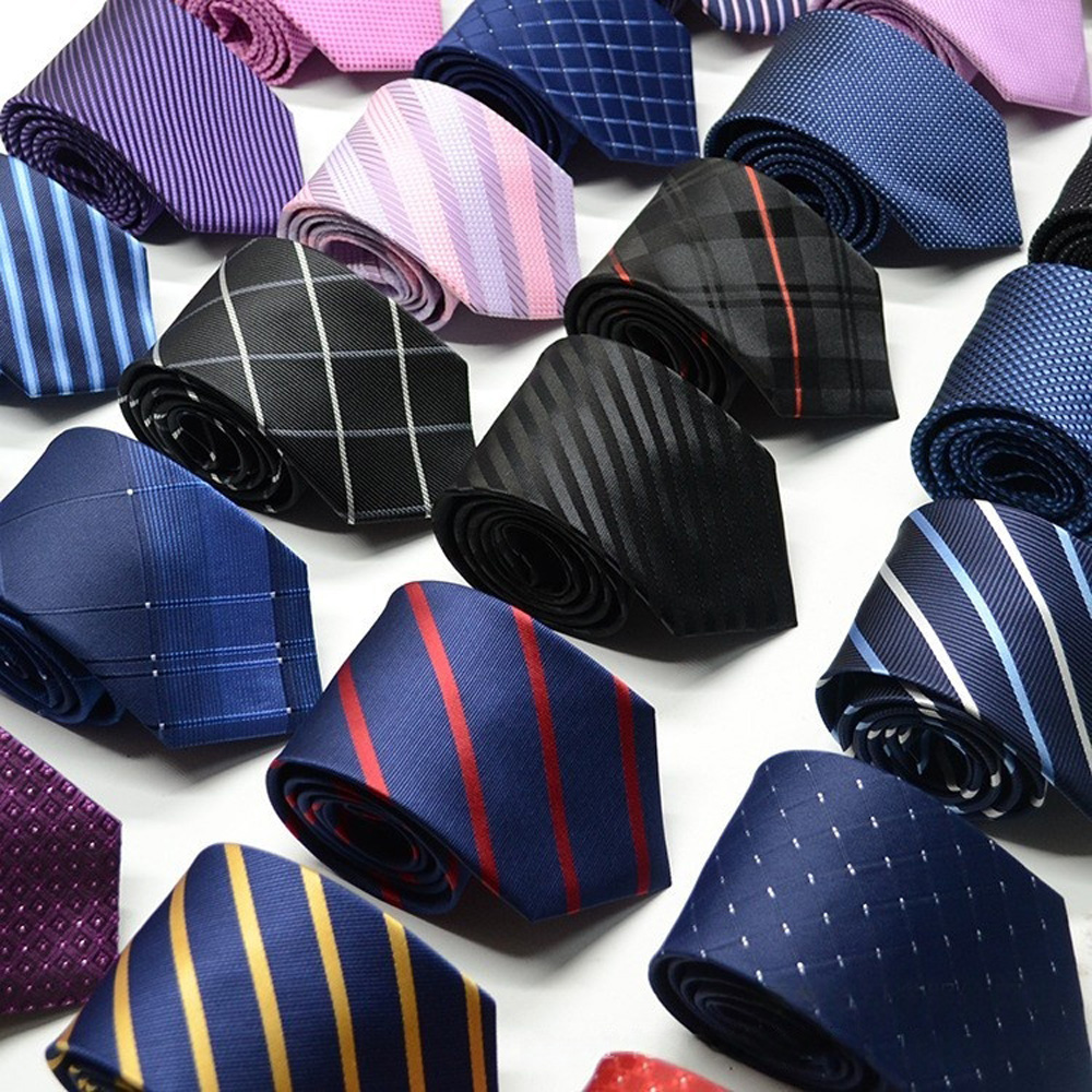 Classic Stripe Necktie Men Bus - Mens Fashion Dress Shirts recension och pris