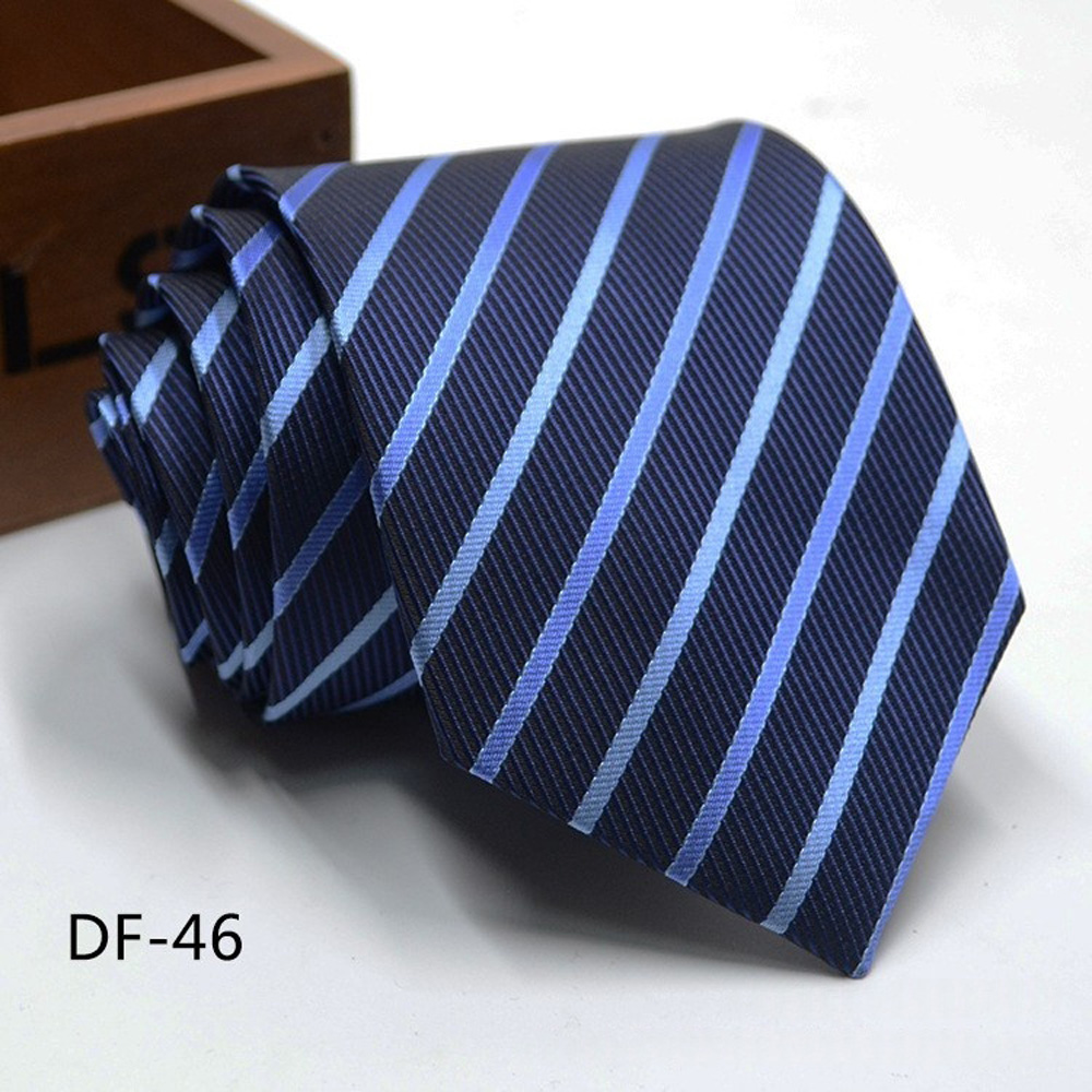 Classic Stripe Necktie Men Bus - Mens Fashion Dress Shirts recension och pris