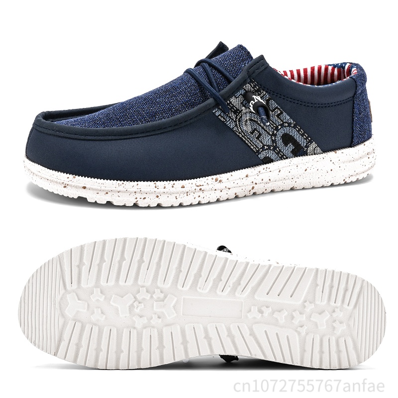Hot Sale Blue/Black Men Loafer - Men'S Fashion Loafers Shoes recension och pris