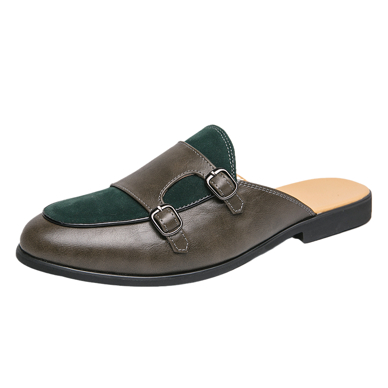 Fashion Black Green Monk Strap - Mens Fashion Zapatos recension och pris