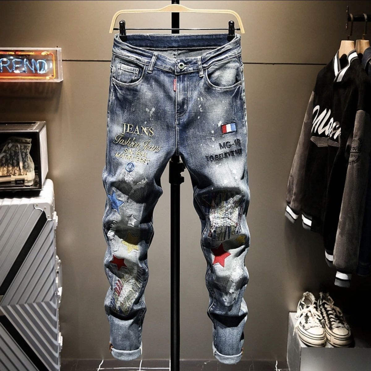 High-end American Heavy Indust - Men'S Fashion Jeans 2025 recension och pris