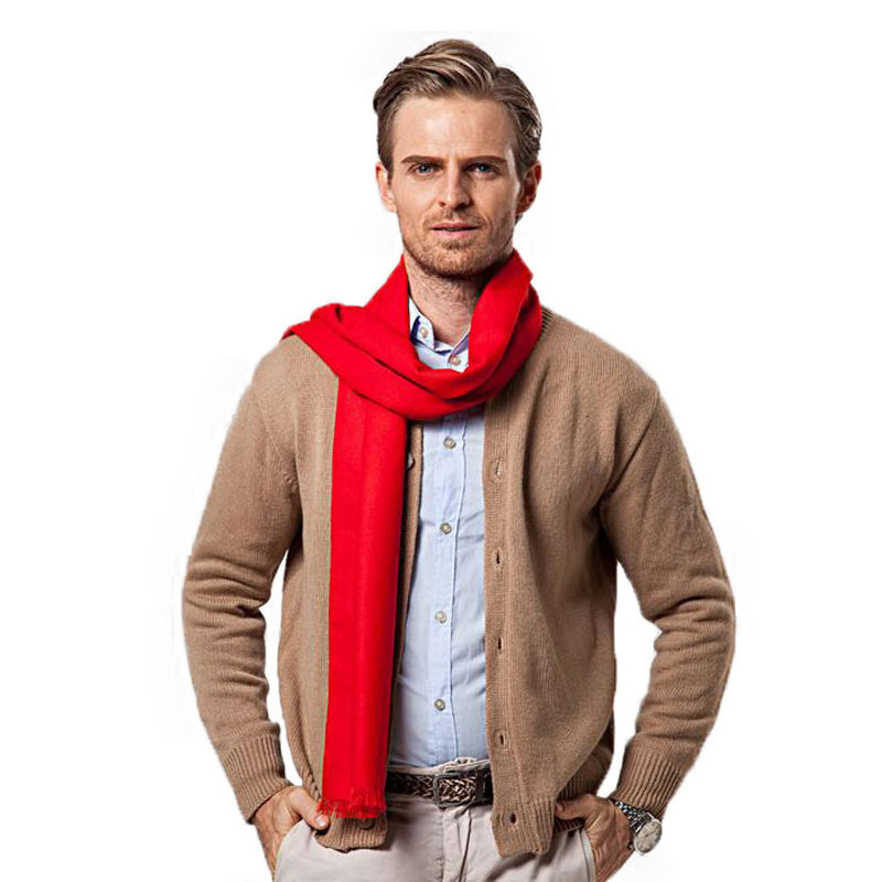 Fashion Winter Solid Color Men - Men Scarf Wool recension och pris