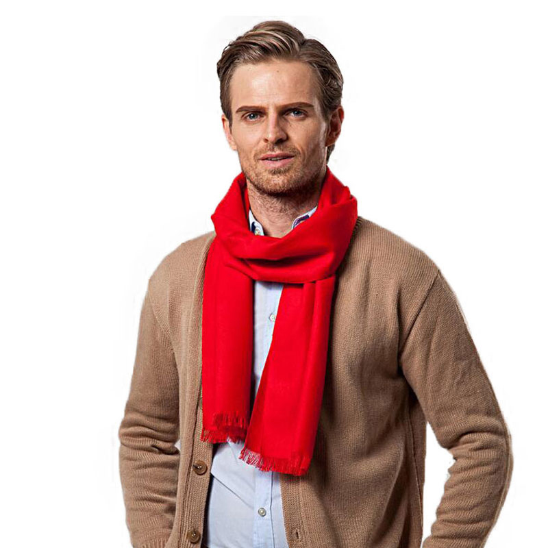 Fashion Winter Solid Color Men - Men Scarf Wool recension och pris