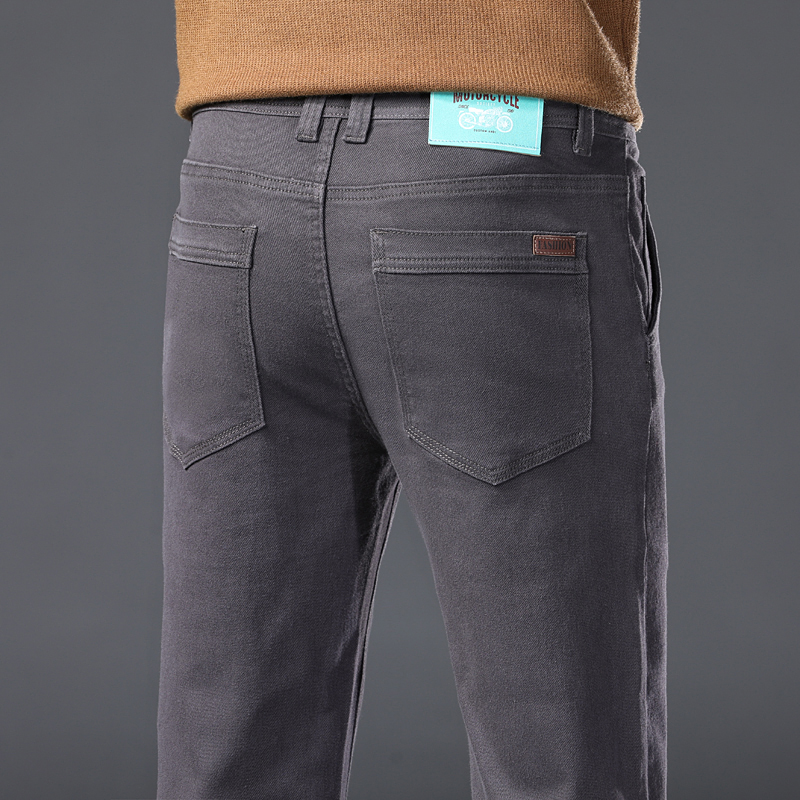 2025 New Dark Gray Elastic Jea - Men'S Fashion Jeans 2025 recension och pris