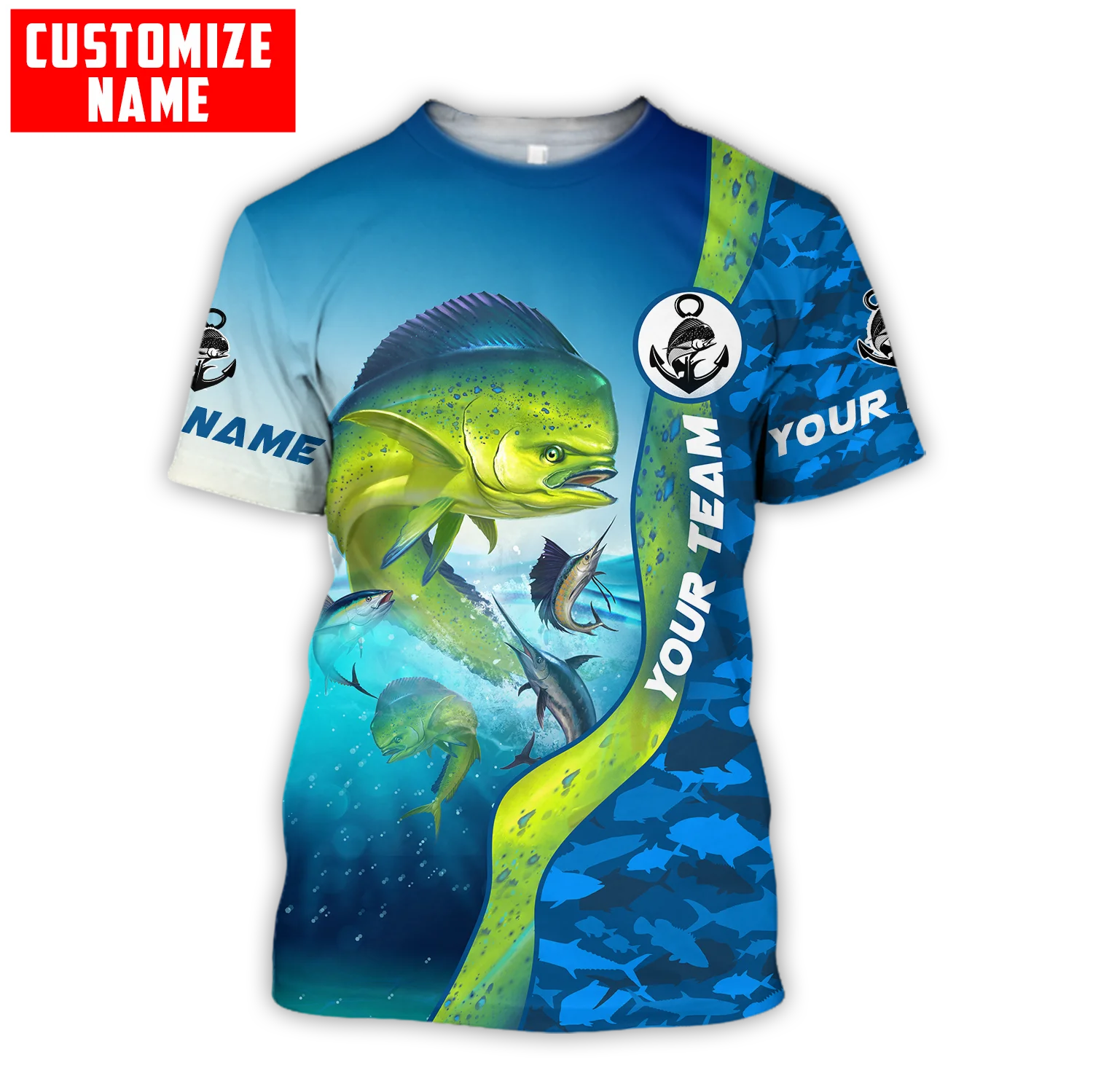 Custom name Mahi-mahi fishing  - Men'S Fashion Names recension och pris