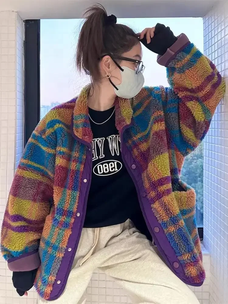 Women Coat Polar Fleece Plaid  - Sherpa Jacket Fleece recension och pris