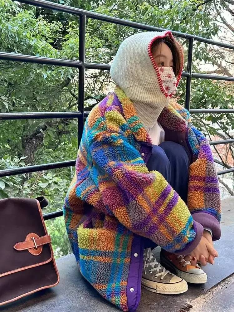 Women Coat Polar Fleece Plaid  - Sherpa Jacket Fleece recension och pris