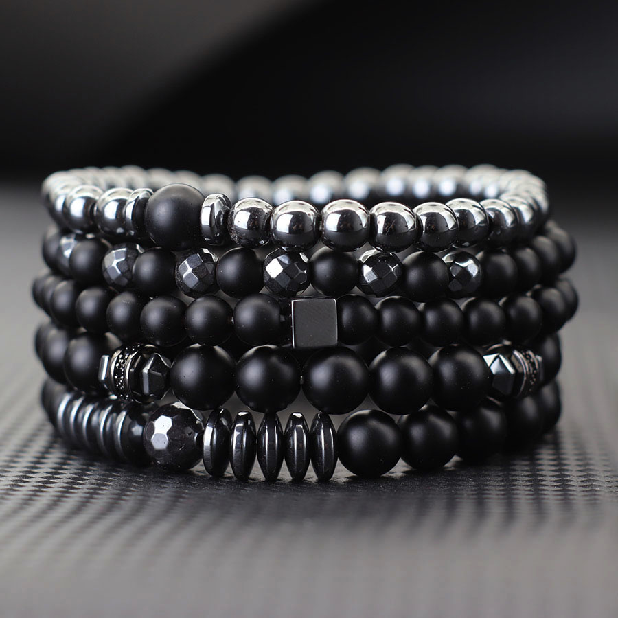 Premium Bracelet Set Men Natur - Mens Fashion Combination recension och pris