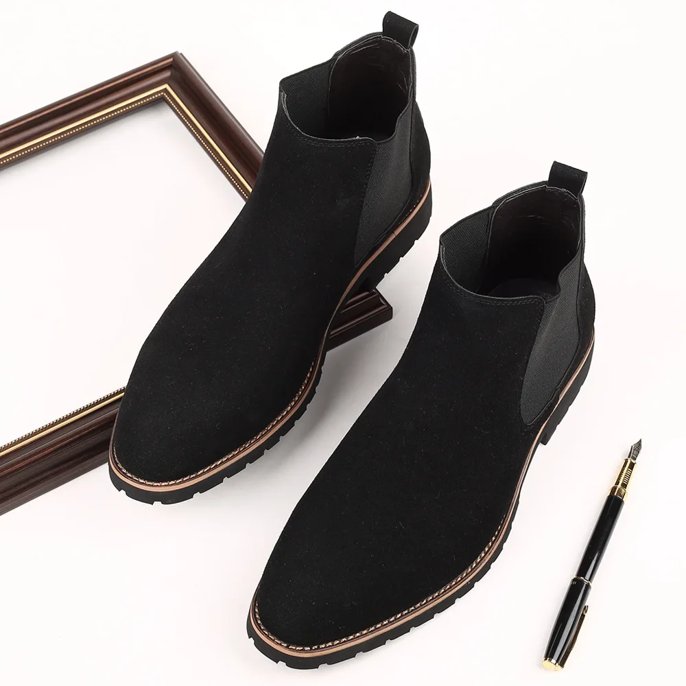 Men Ankle Boots British Style  - Fashion Men'S Boots recension och pris