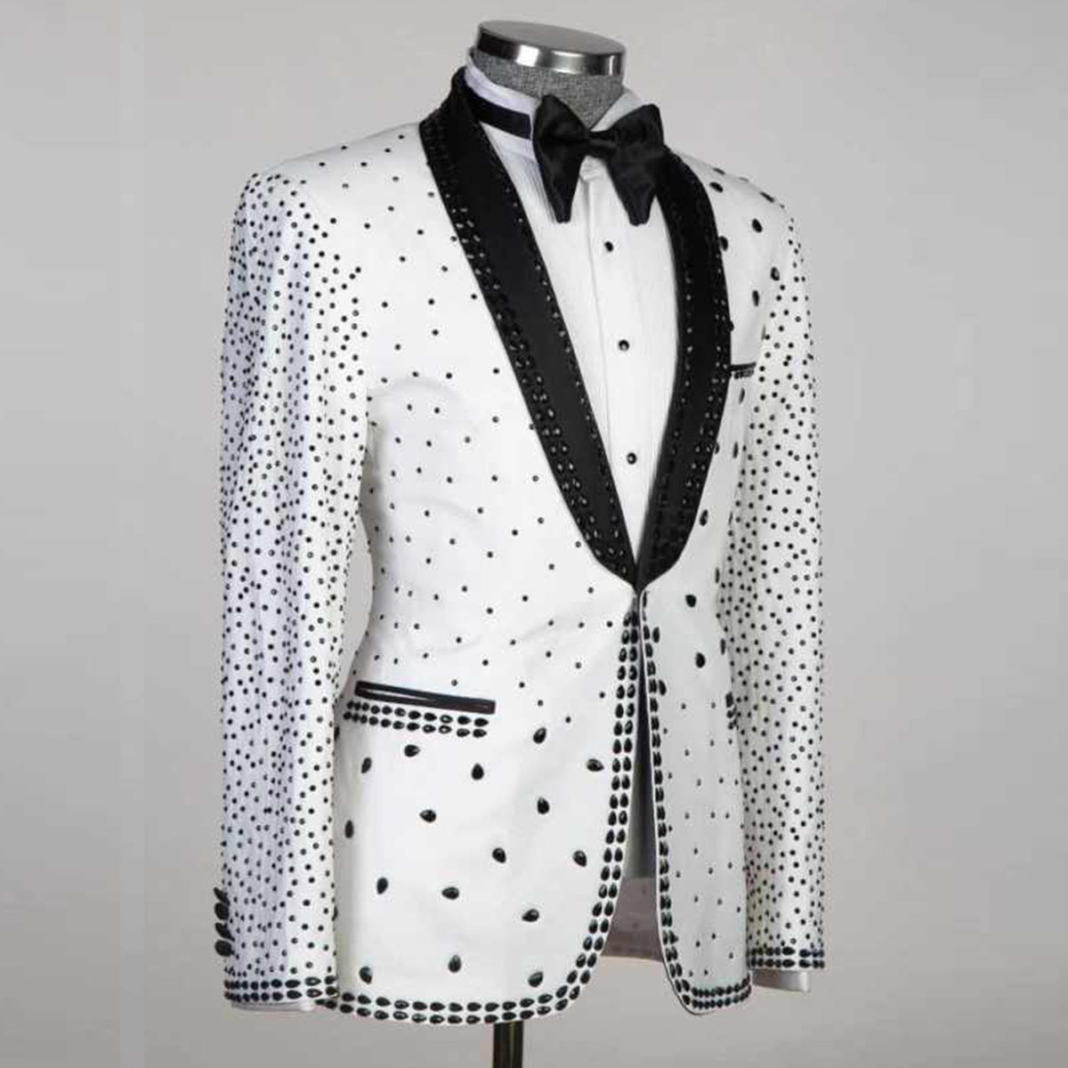 Customized Diamond Beadeds Men - Slim Fit Blazer Men recension och pris