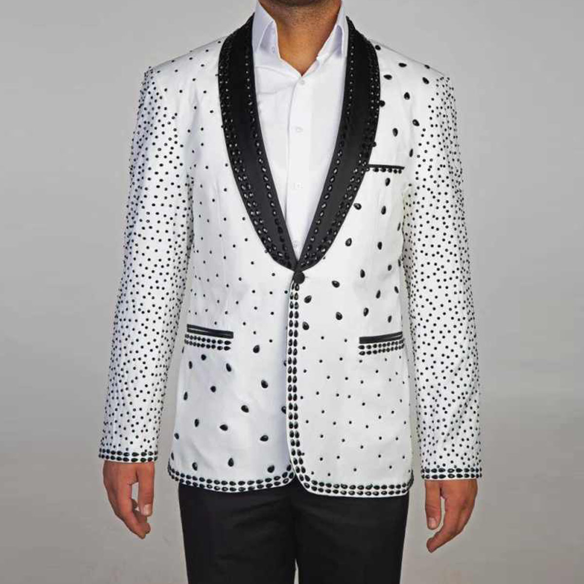 Customized Diamond Beadeds Men - Slim Fit Blazer Men recension och pris