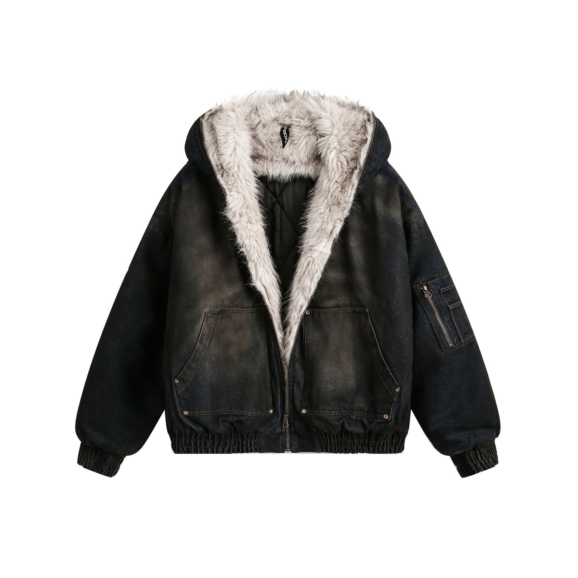 2025 Winter New American Washe - Sherpa Jacket Fleece recension och pris