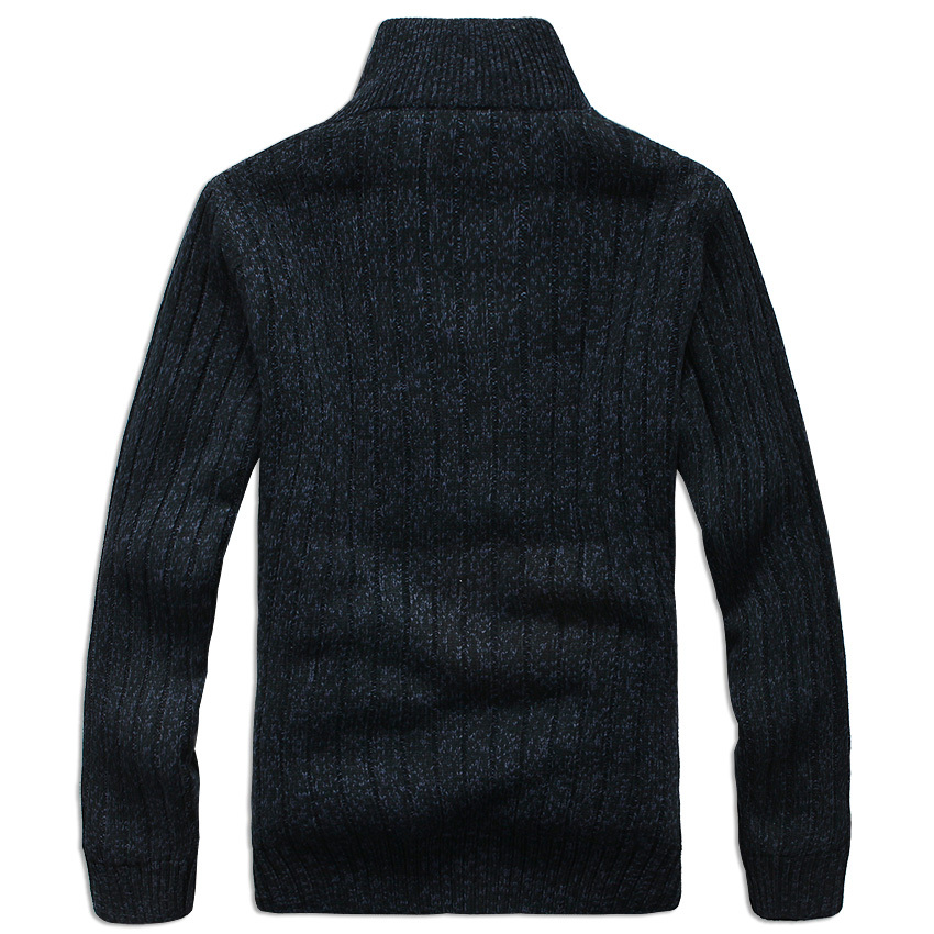 Men's Winter  Sweater Male Clo - Men'S Fashion Zip Sweater recension och pris