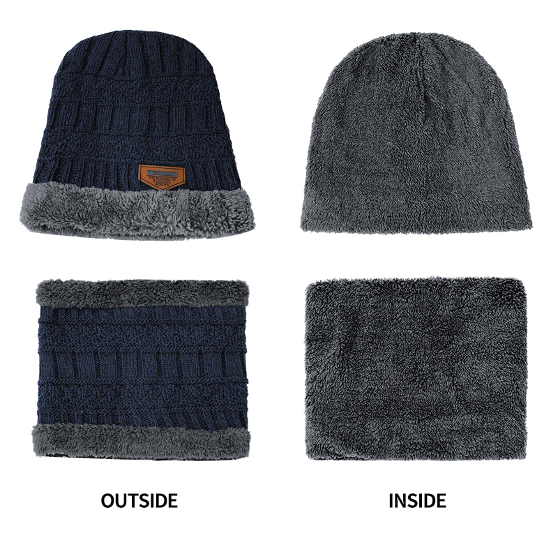 New Winter Beanie Hat for Men  - Men Scarf Wool recension och pris