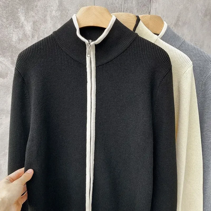 Men's Clothing Cardigan Zipper - Men'S Fashion Zip Sweater recension och pris