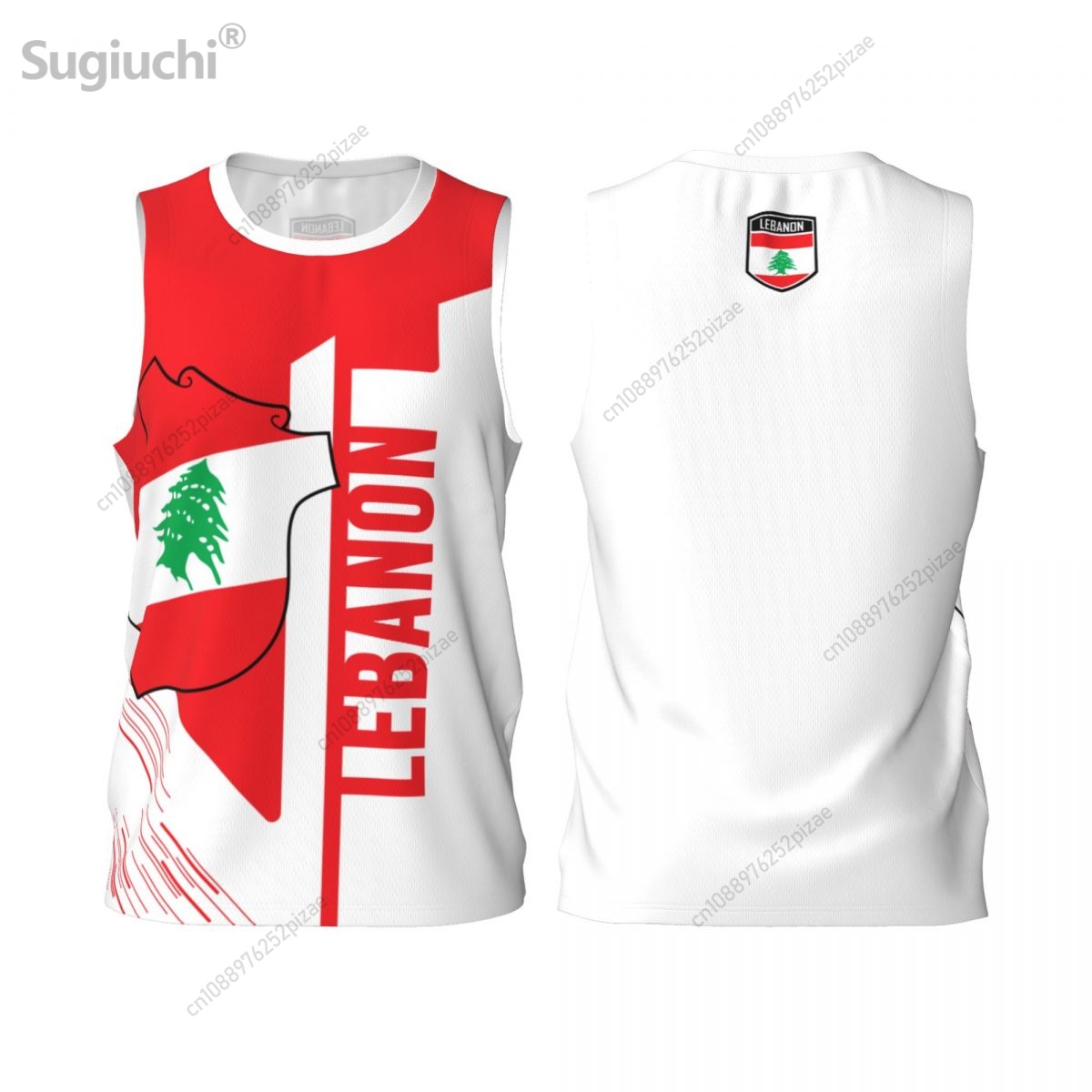 Custom Name Number Lebanon 3D  - Men'S Fashion Names recension och pris
