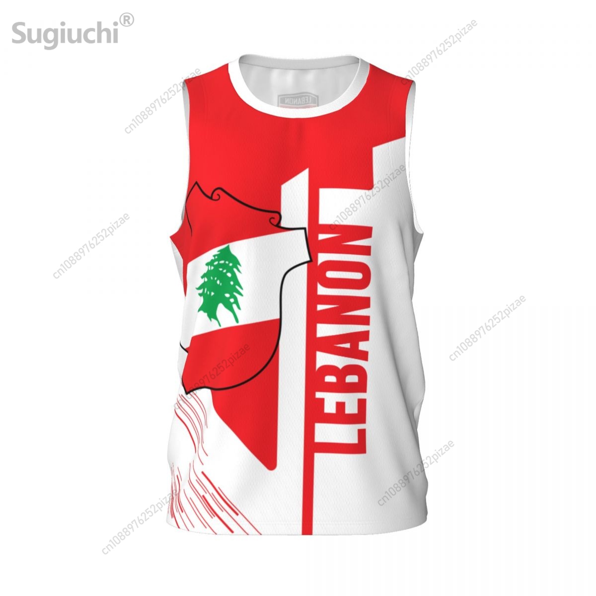Custom Name Number Lebanon 3D  - Men'S Fashion Names recension och pris