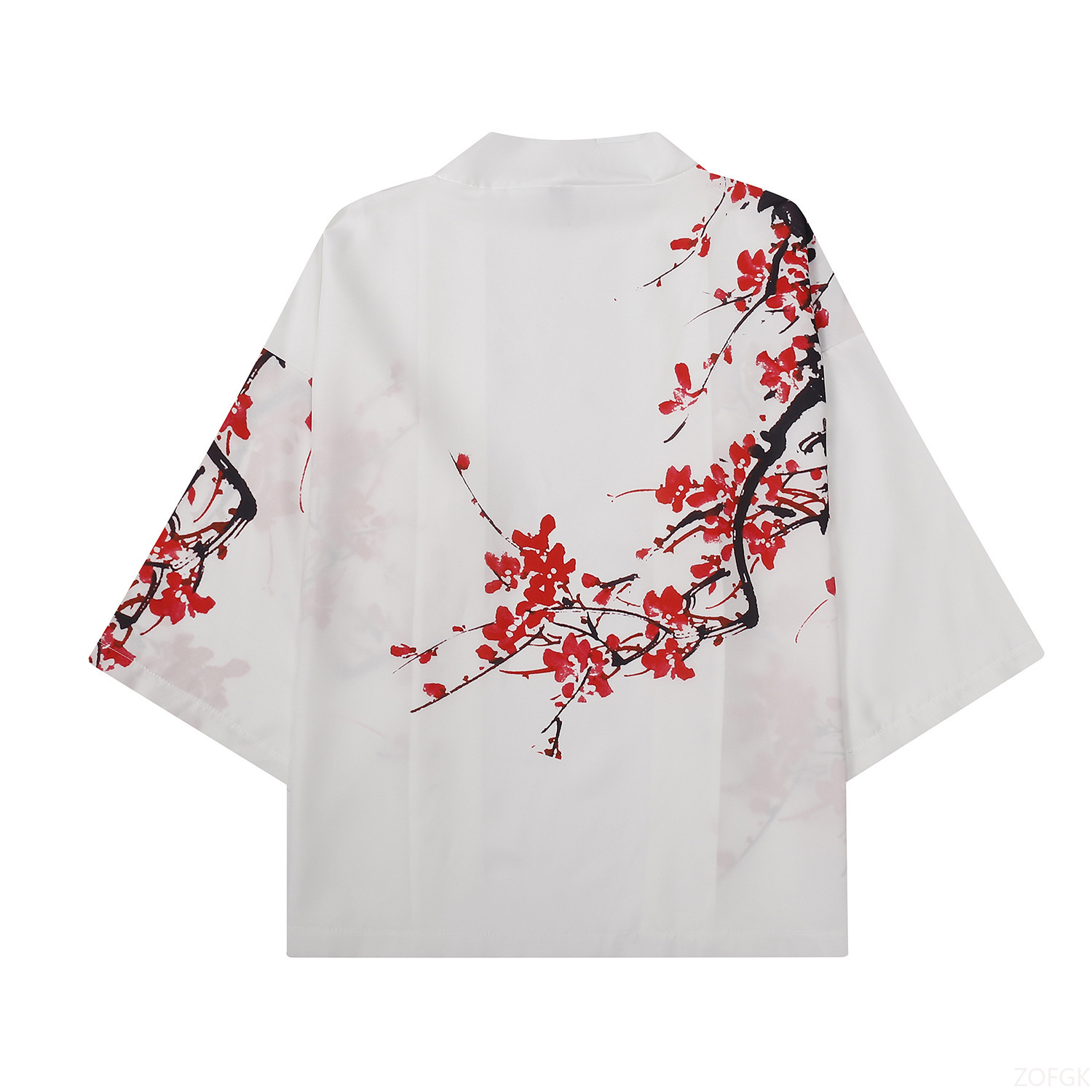 Summer Women Flower Print Kimo - Men'S Fashion Zip Sweater recension och pris