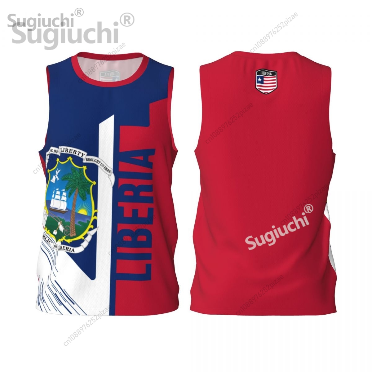 Custom Name Number Liberia 3D  - Men'S Fashion Names recension och pris