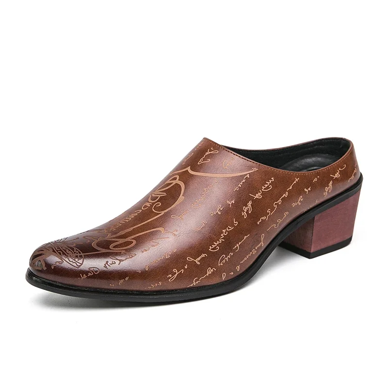 4CM Heels Men Loafers Casual D - Mens Fashion Zapatos recension och pris