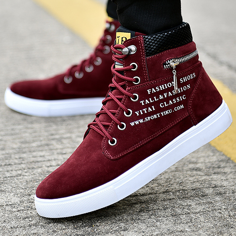Men's Black High-Top Sneakers  - Men'S Fashion Footwear recension och pris