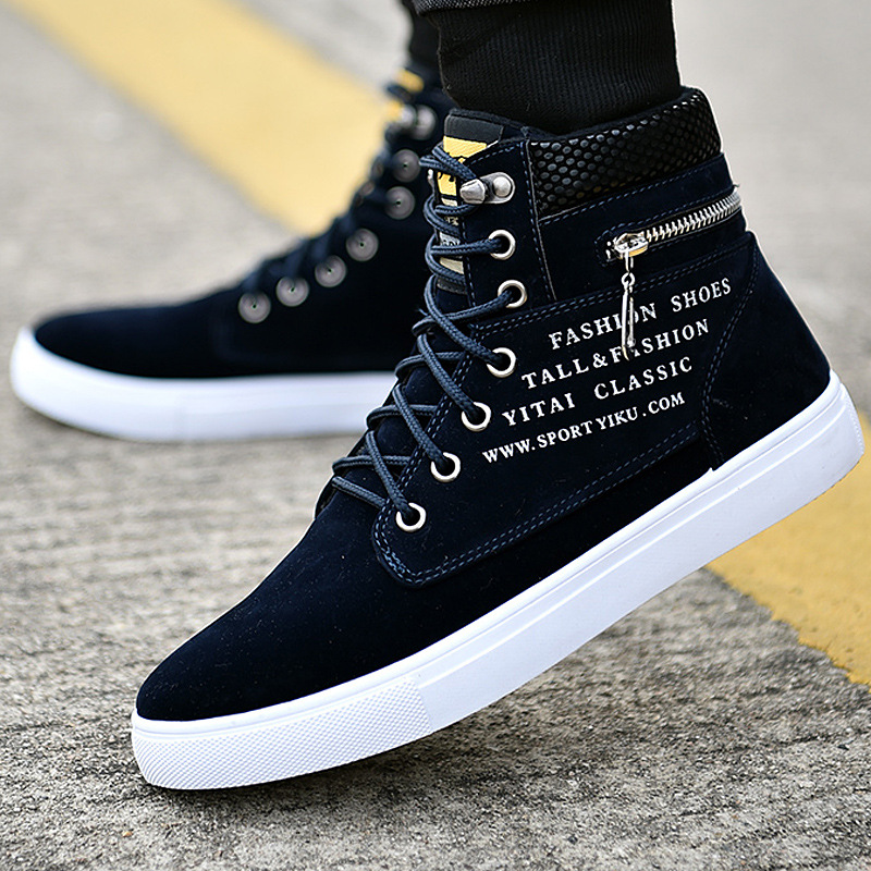 Men's Black High-Top Sneakers  - Men'S Fashion Footwear recension och pris