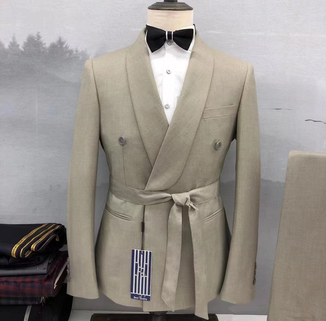 2025 Custom Fashion Yellow Wed - Slim Fit Blazer Men recension och pris