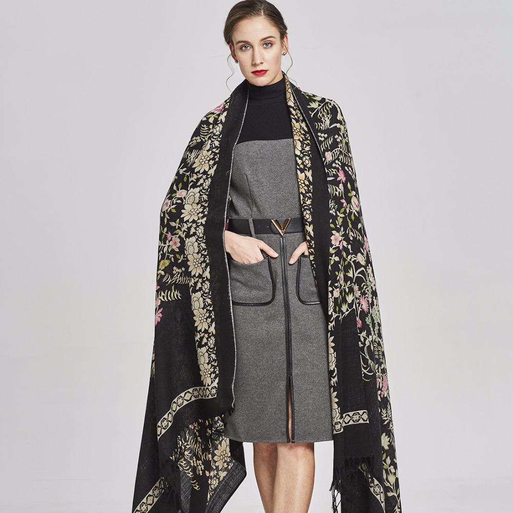 Luxury Brand Scarf Female Male - Men Scarf Wool recension och pris