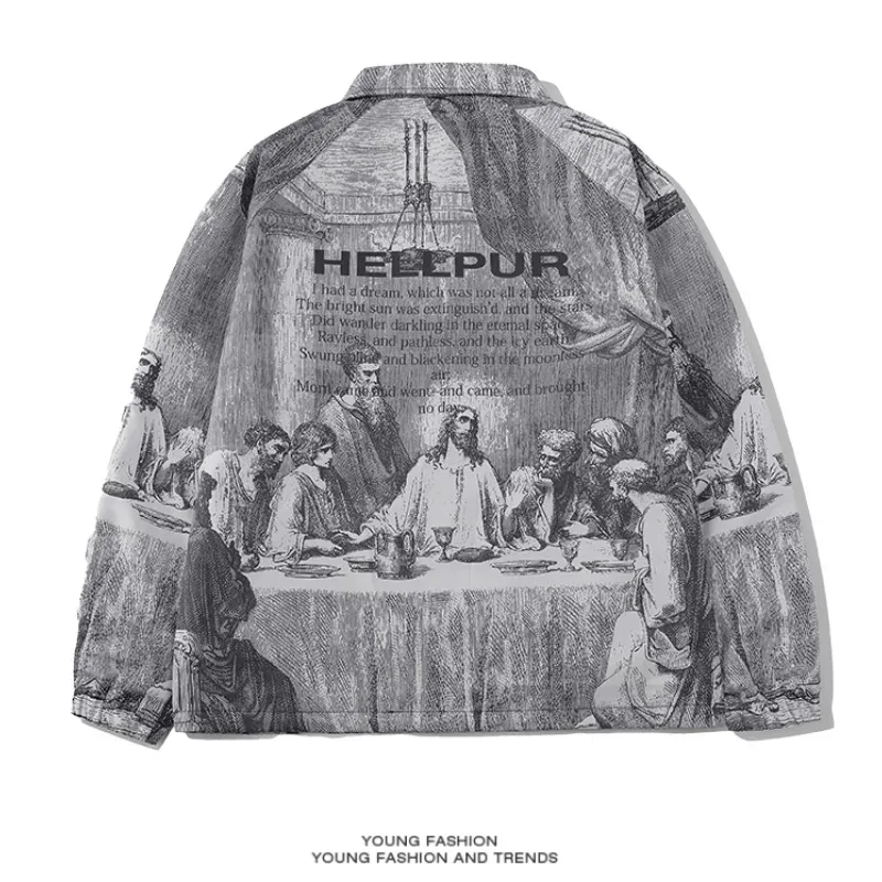 Autumn Men Jacket Oversized Pa - Sherpa Jacket Fleece recension och pris