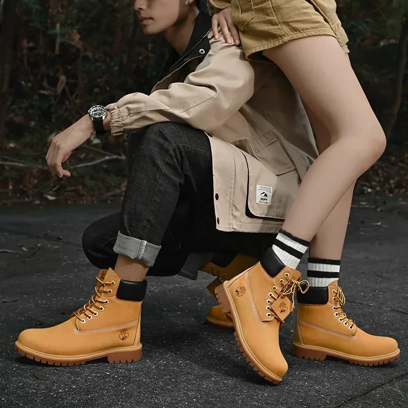 Boots Men High Top Boots High  - Men'S Fashion For 45 Years Old recension och pris