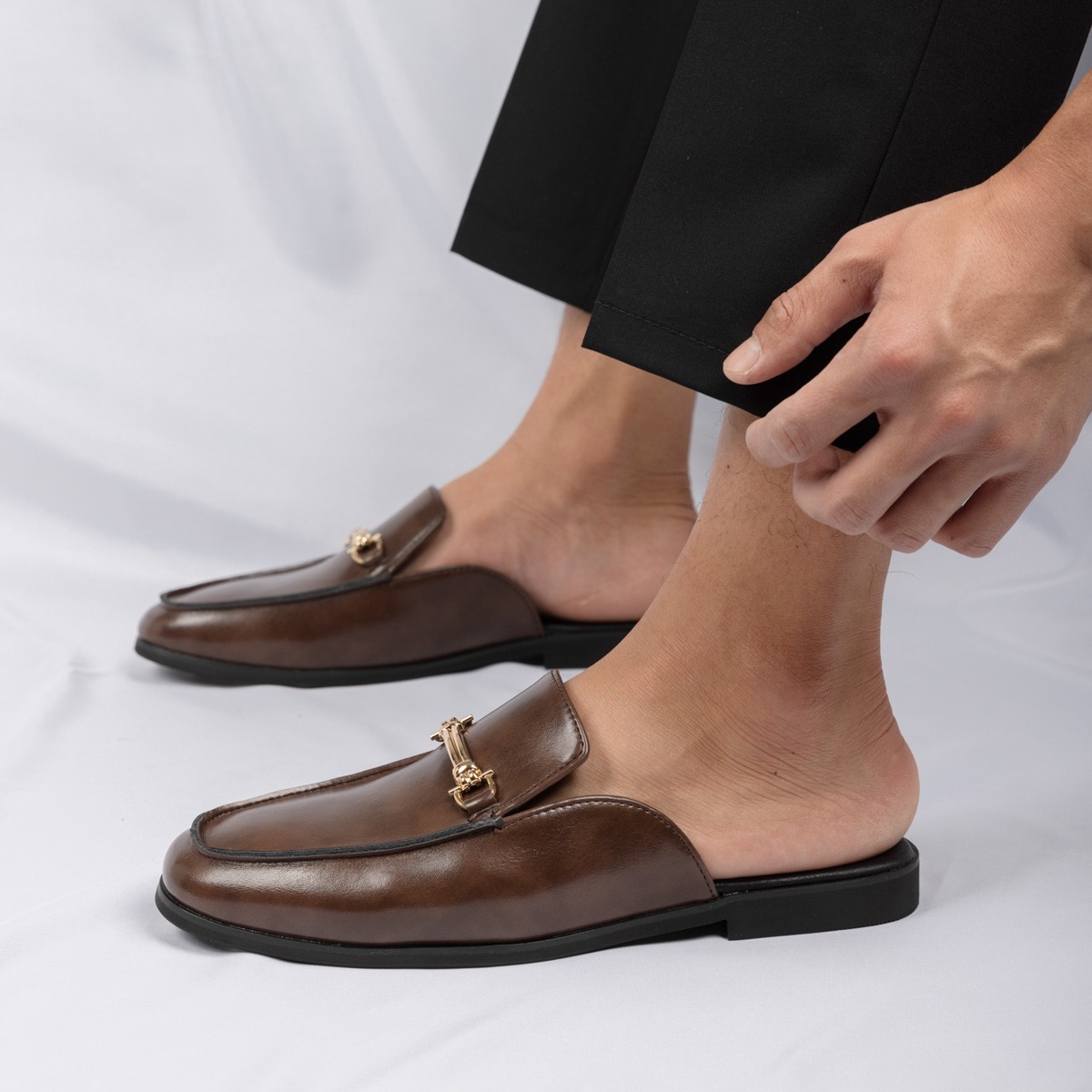 38-47mules shoes man horsebit  - Men'S Fashion Loafers Shoes recension och pris