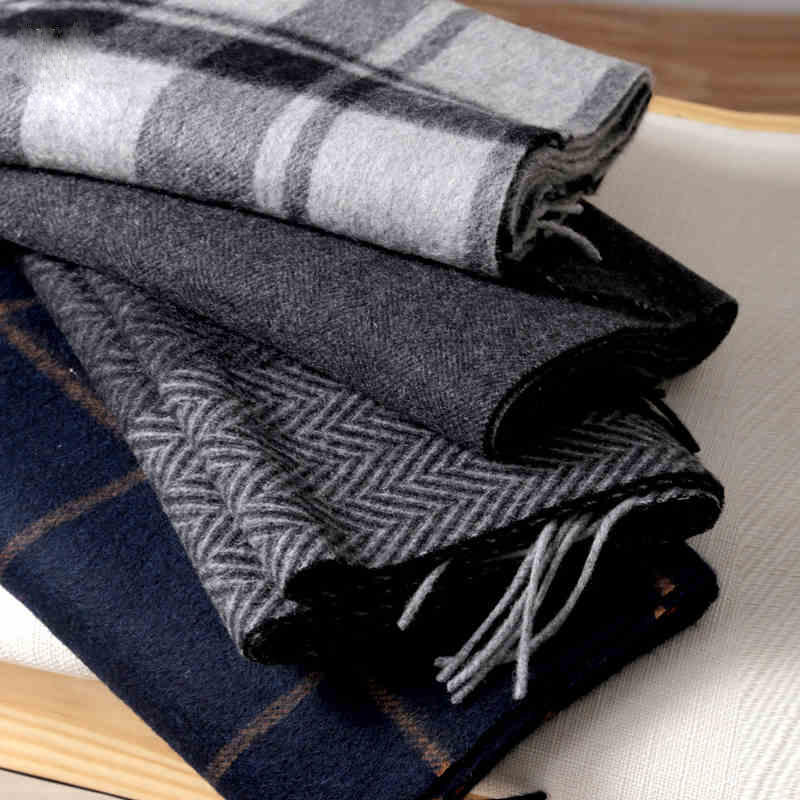 Pashmina Scarf Men Winter Stri - Men Scarf Wool recension och pris