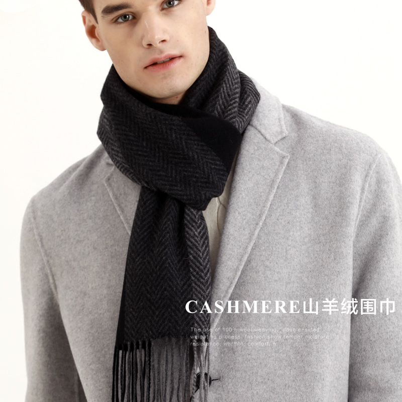Pashmina Scarf Men Winter Stri - Men Scarf Wool recension och pris