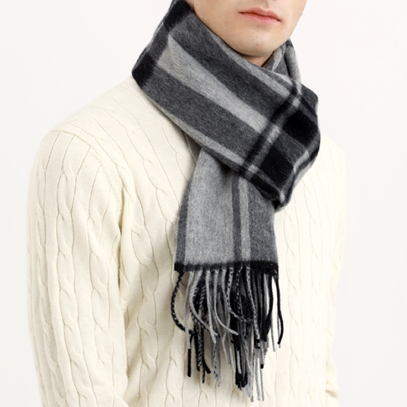 Pashmina Scarf Men Winter Stri - Men Scarf Wool recension och pris