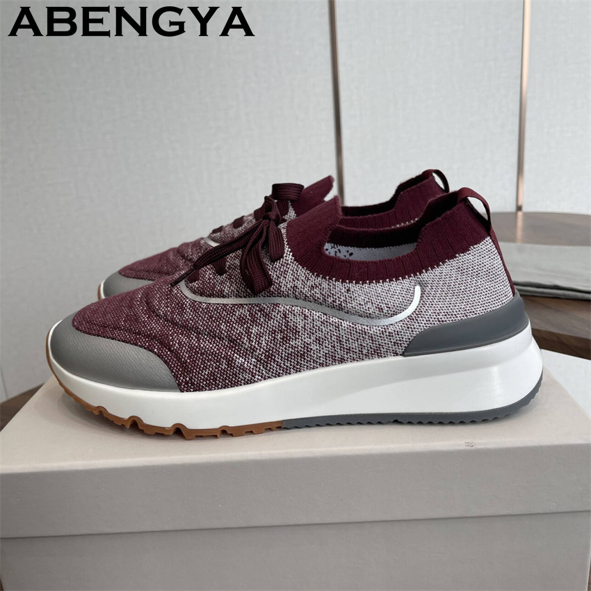 Men New Multicolour Knitted lo - Men'S Fashion Loafers Shoes recension och pris