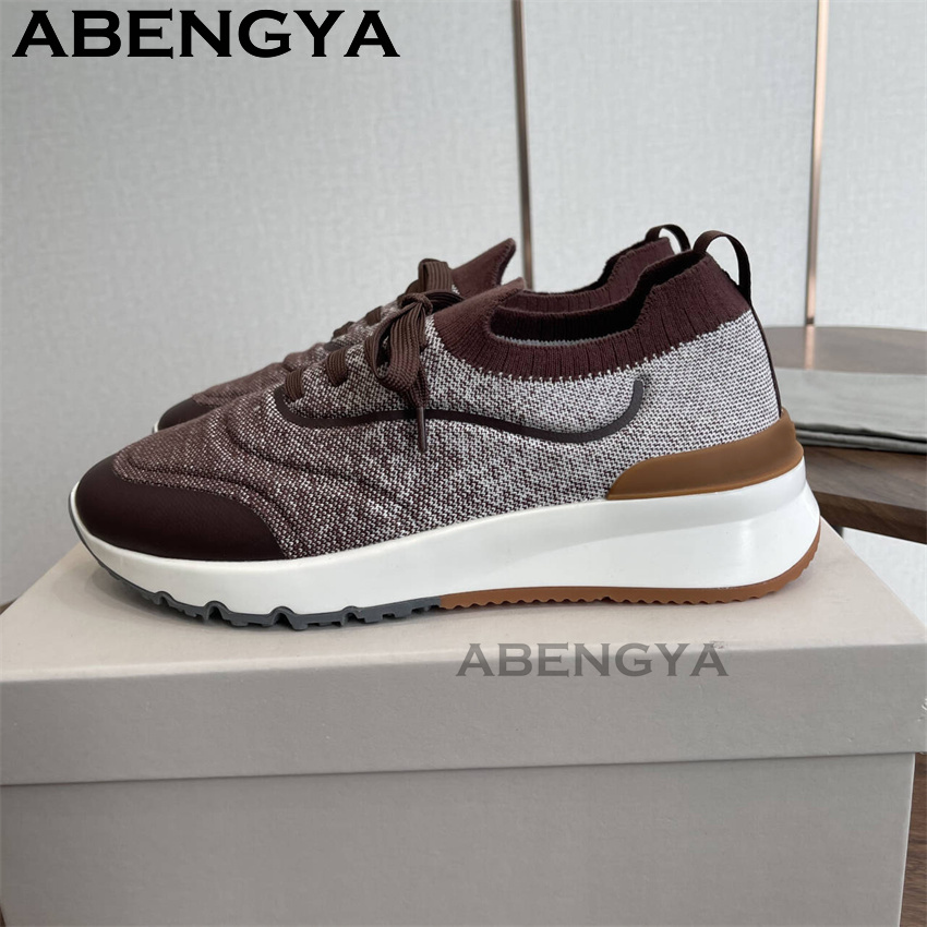Men New Multicolour Knitted lo - Men'S Fashion Loafers Shoes recension och pris